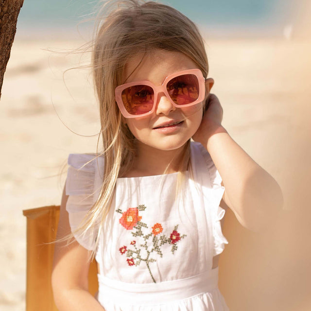 Bella Milky Peach Sunglasses