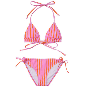 Sunset Stripe Teen Recycled Triangle Bikini
