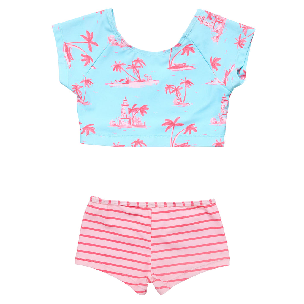 Buy Lighthouse Island Sustainable Crop SS Rash Top Set by Snapper Rock  online - Snapper Rock