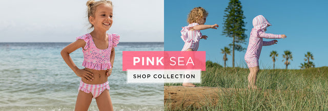 Pink Sea Girls Swimwear Collection - Snapper Rock