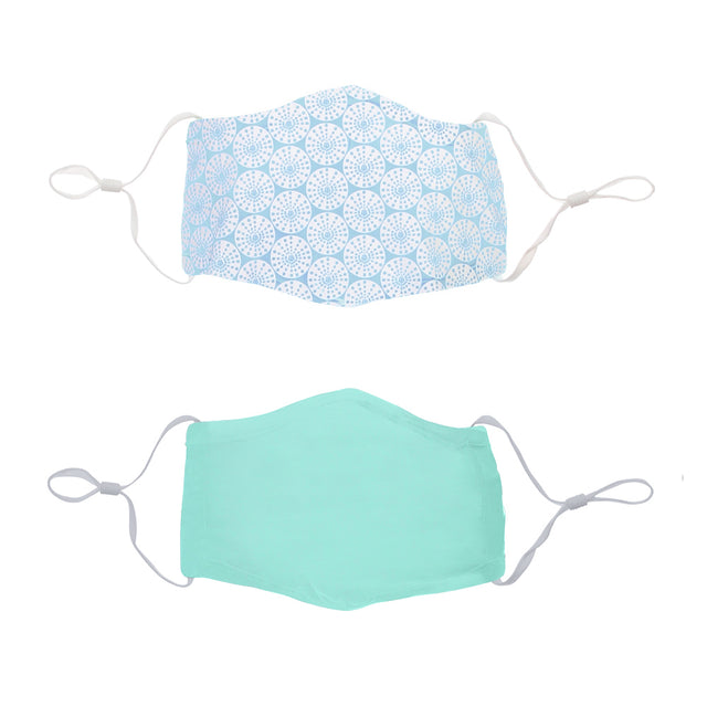 Face Mask Kids Oceania & Mint Sustainable 2 pack