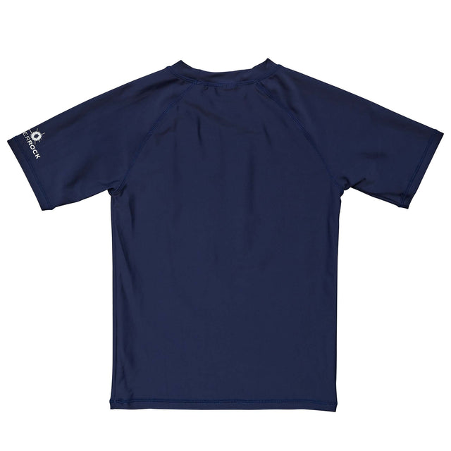 Ride the Wave Navy SS Rash Top