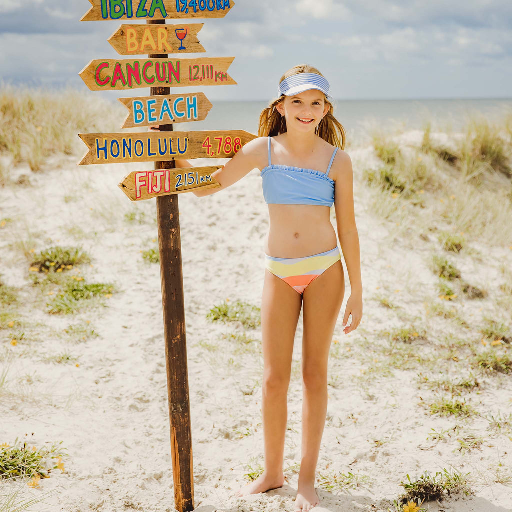 Buy Beach Bloom One Shoulder Puff Bikini by Snapper Rock online