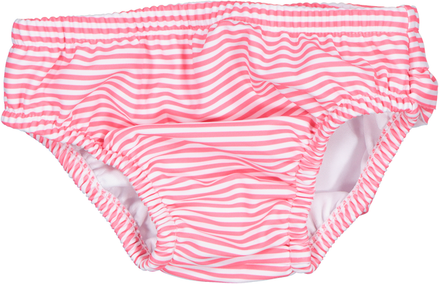 Pink/White Stripe Swim Diaper