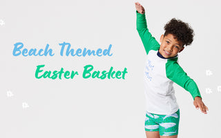 5 gift ideas for a boys swim themed Easter basket.