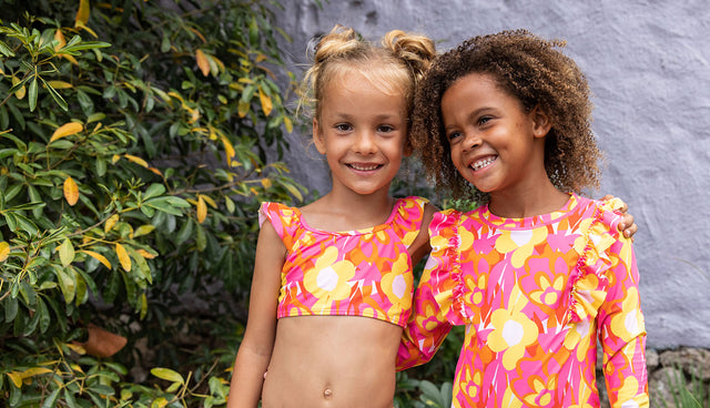 Bright swimsuits from Snapper Rock - Pop of Sunshine Collection