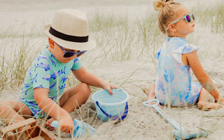 Beach themed Easter basket gift ideas for toddlers.