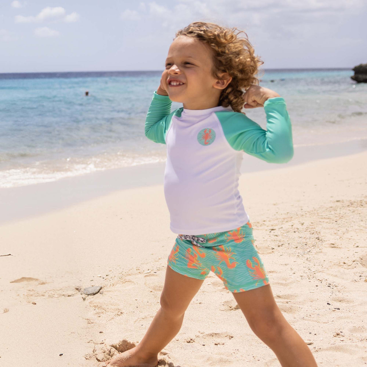 Baby Boy Rash Top & Swim Trunk Sets | Snapper Rock