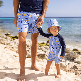 Turtle Break - Matching Dad & Me Swimwear collection from Snapper Rock