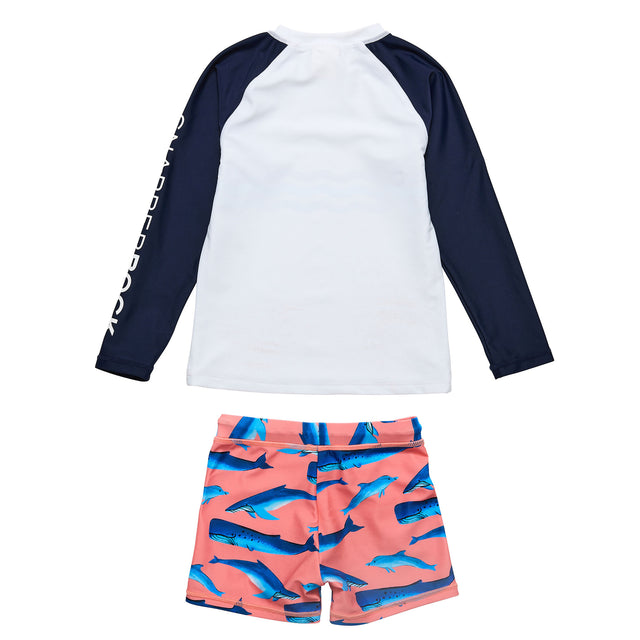 Whale Tail LS Baby Set