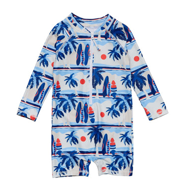 Sunset Surfer Long Sleeve Sunsuit