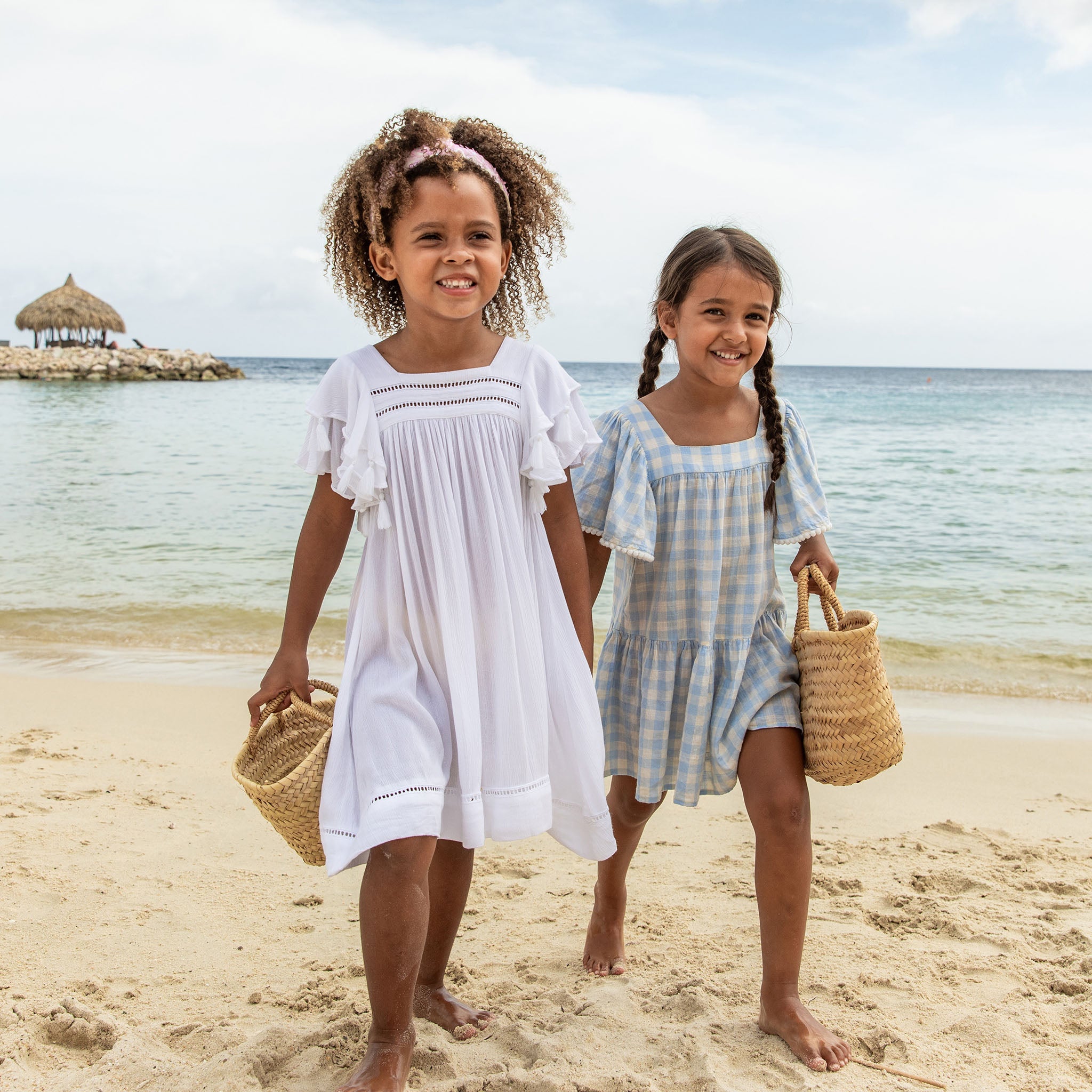 Snapper Rock Kids White Tassel Time Beach Dress, 2 Snapper Rock Kids White Tassel Time Beach Dress, 2