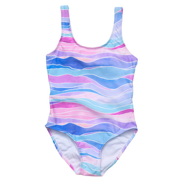 Water Hues Tie Back Swimsuit