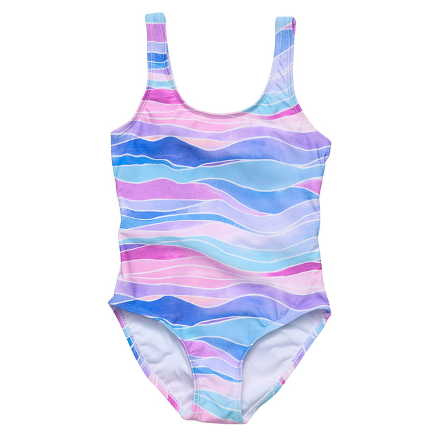 Water Hues Tie Back Swimsuit