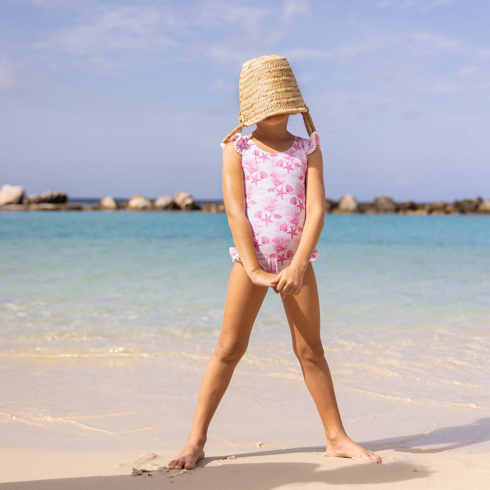 Lagoon Snapper Pink Lagoon Frill Swimsuit – Snapper Rock