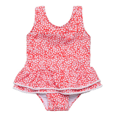 Ditsy Bloom Skirt Swimsuit