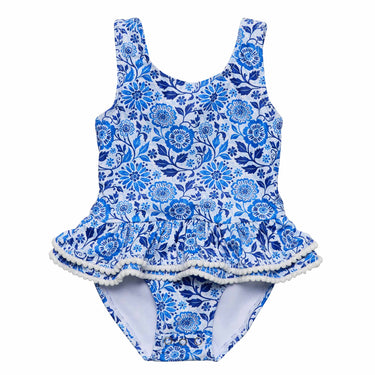 Bluebell Blooms Skirt Swimsuit