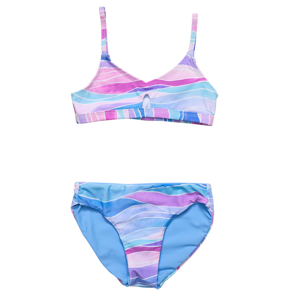 Blue Girls Bikini & Swim Skirt by bpc bonprix collection