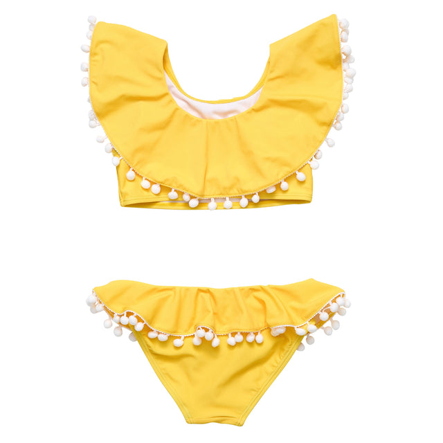 Hello Yellow Flounce Bikini
