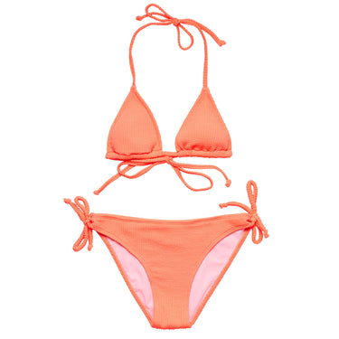 Tangerine Crush Triangle Teen Bikini
