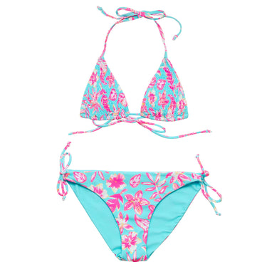 Tropical Glow Teen Recycled Triangle Bikini