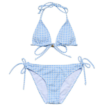 Seaside Gingham Charm Triangle Bikini