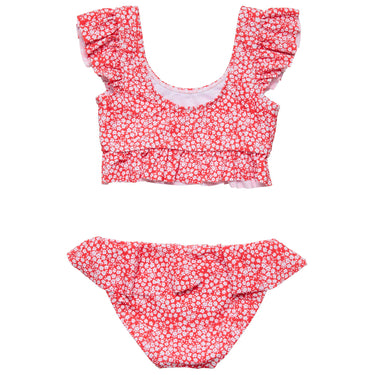 Ditsy Bloom Frilled Crop Bikini