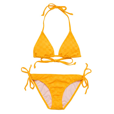 Check Me Out Marigold Teen Triangle Bikini