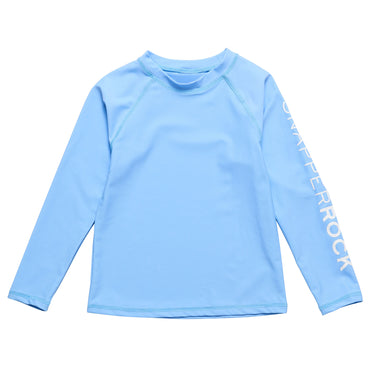 Water Blue LS Rash Top