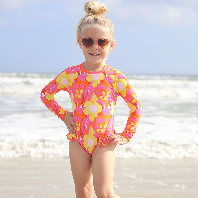 Pop of Sunshine LS Surf Suit