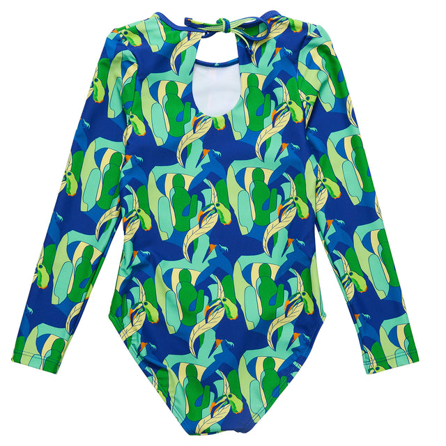 Toucan Jungle Sustainable Keyhole Surf Suit