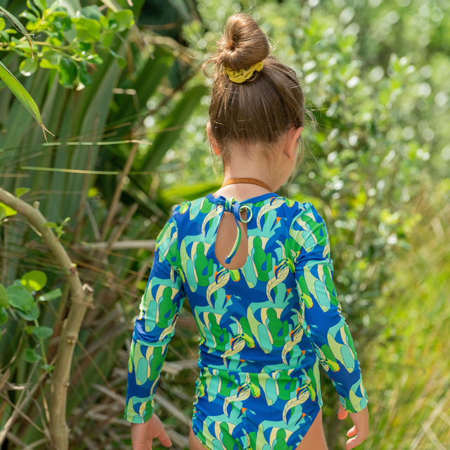 Toucan Jungle Nachhaltiger Schlüsselloch-Surfanzug
