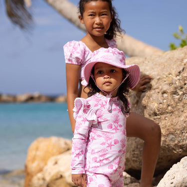 Pink Lagoon LS Sunsuit