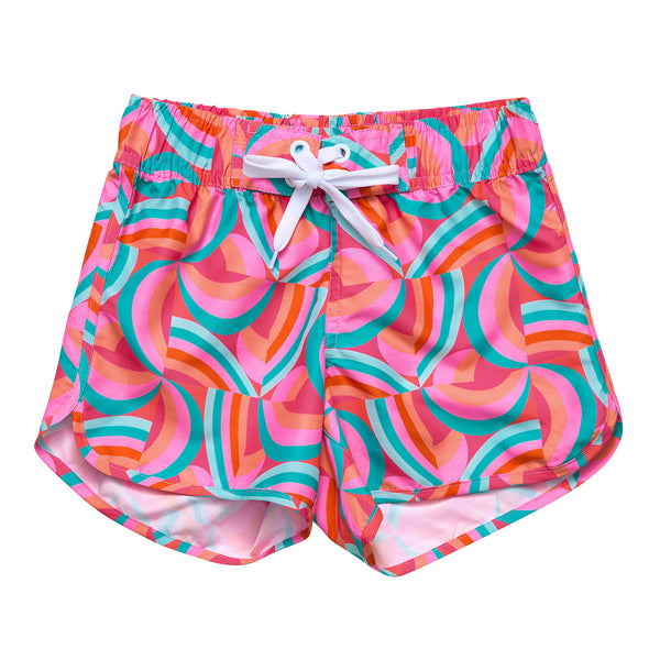Mr. Woodgee ショートボード カラフル Geo Melon Sustainable Board Shorts | Snapper Rock