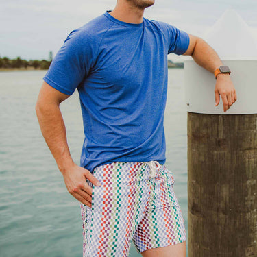 Mens Blue Drift SS Outbound Tee