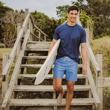 Mens Geo Grid Swim Short