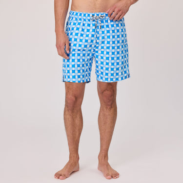 Mens Ocean Grid Swim Short
