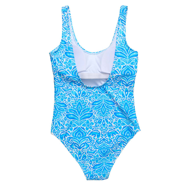 Womens Santorini Blue Swimsuit