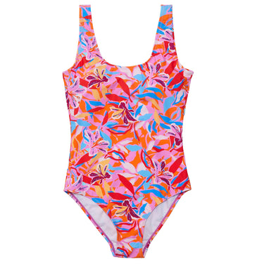 Womens Blooming Sunset Sustainable Swimsuit