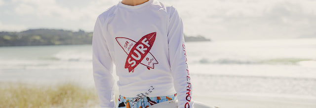 Snapper Rock boys rash tops