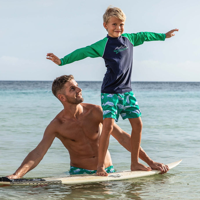 Matching Family Swimwear - Matching dad and me Swim shorts