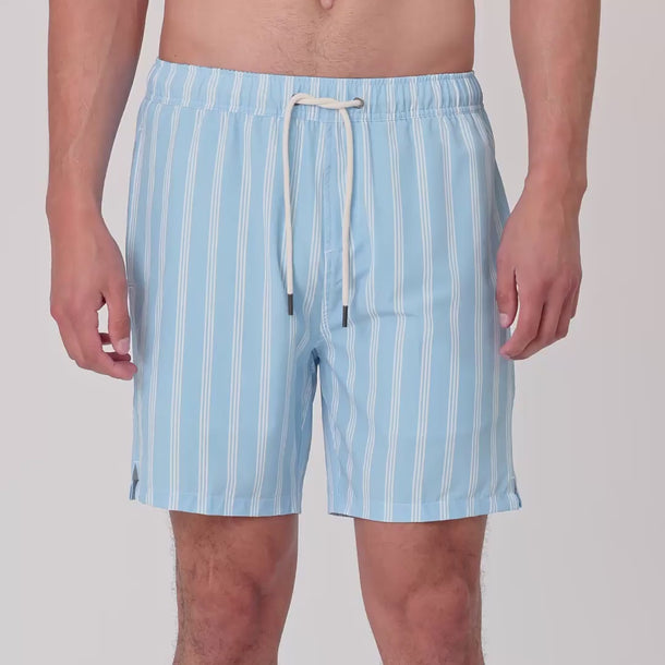 Mens Ocean Drive Stripe Swim Short Video