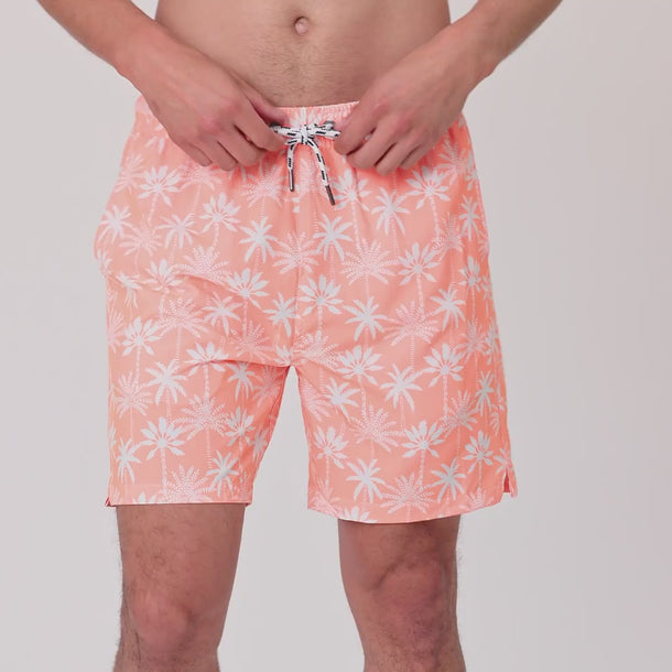 Mens Cali Palms Recycled Swim Short Video