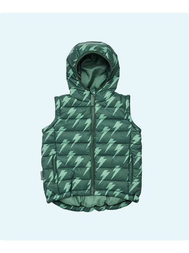 Snapper Rock puffer jacket with sleeves removed - showing vest.