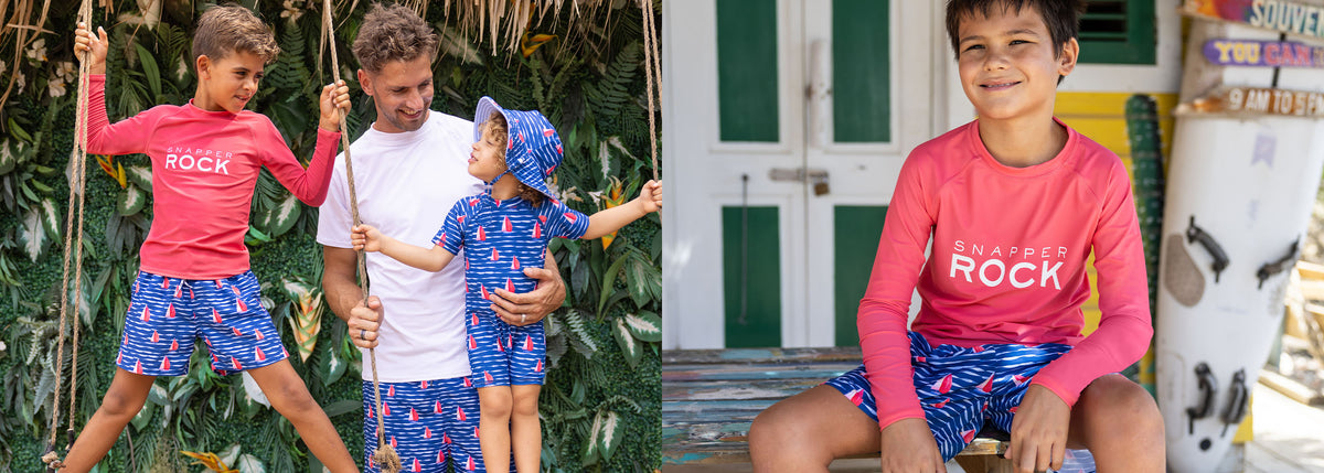 Snapper Rock - Stylish & Sustainable UPF50+ Swimwear for Families