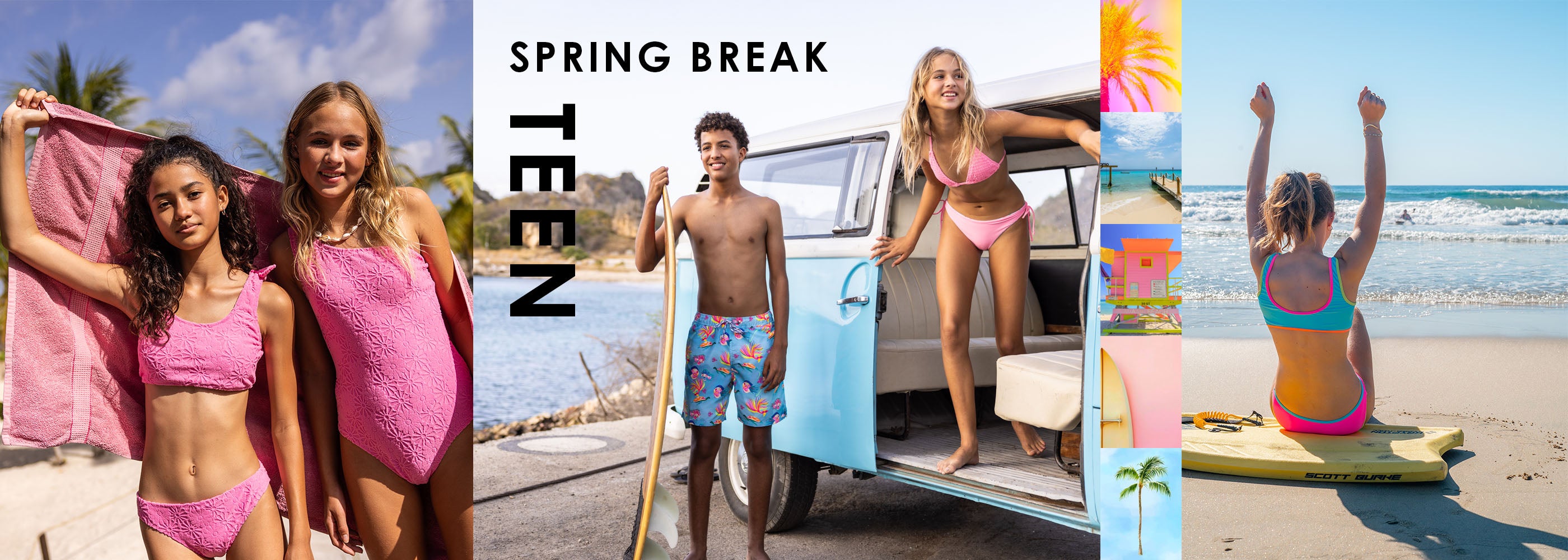 Teen Swimwear for Spring Break Vacation