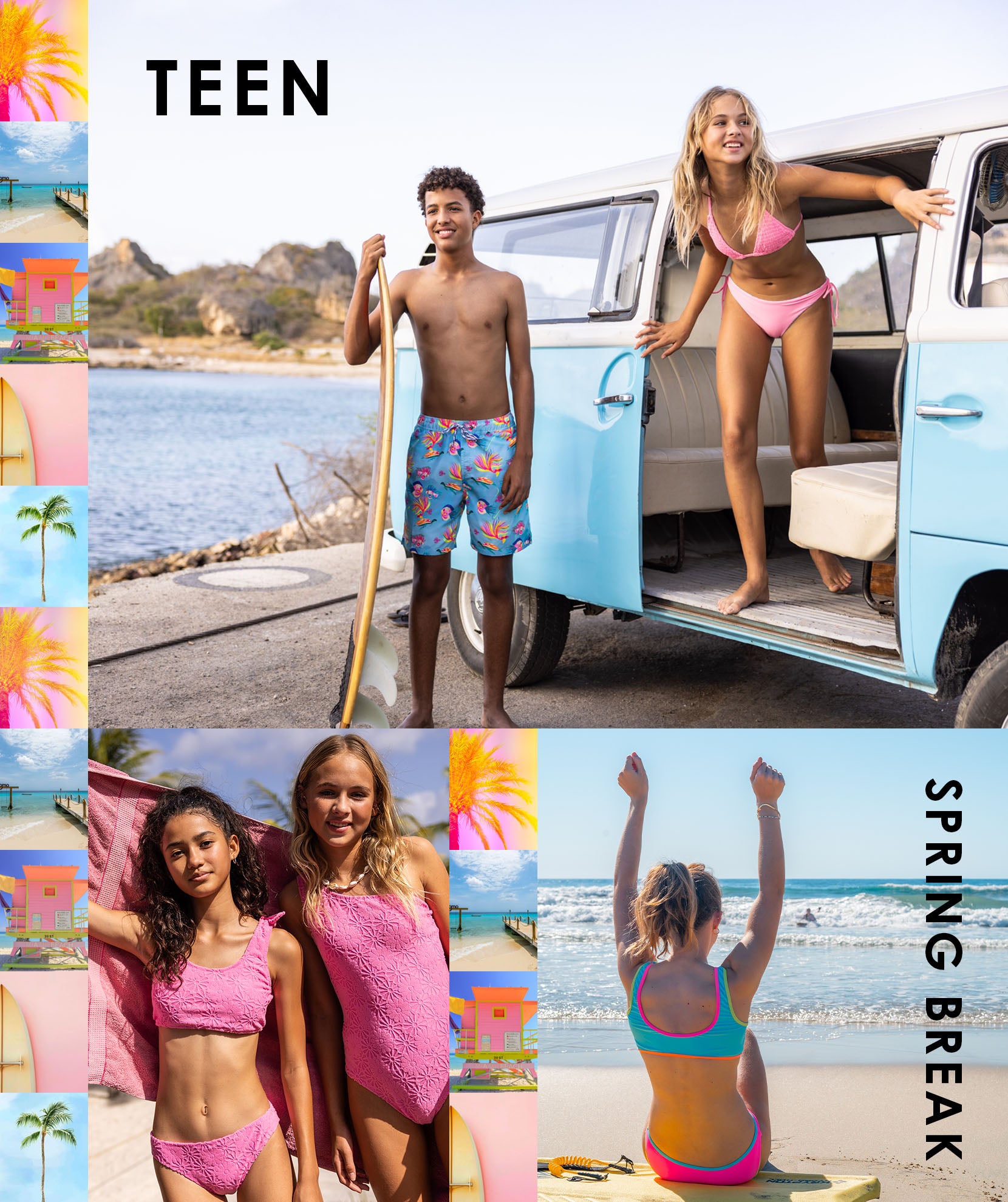 Teen Swimwear for Spring Break Vacation