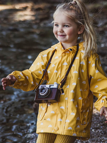 Snapper Rock Raincoats - Yellow Sun Cloud Raincoat