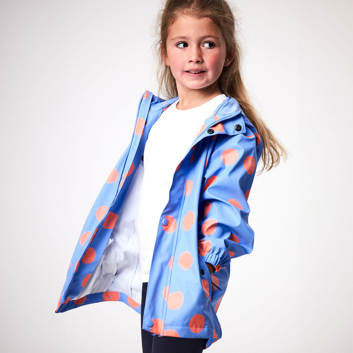 Girls unlined rain jacket