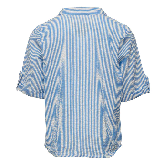 Frankie Seersucker Stripe Resort Shirt